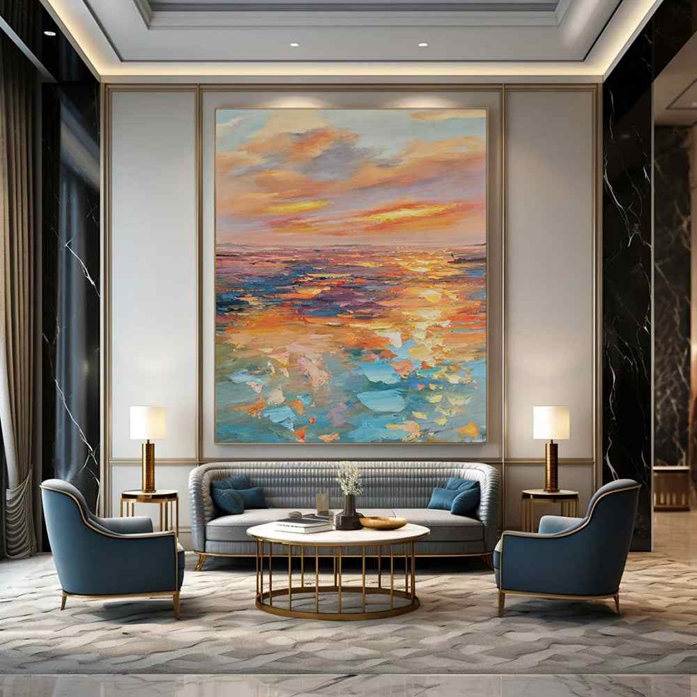 evening ocean-inspired sea abstract design 4
